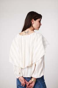 Spring Summer 2024: Dakota Blouse - White Gold