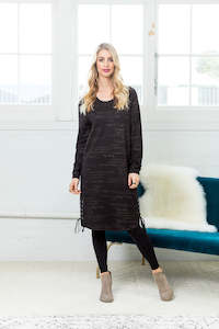 Dresses: Scripture knit Dress - WAREHOUSE MOVING SALE