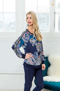 Shirts Blouses: Arctic Lake Top - WAREHOUSE MOVING SALE