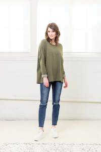 Sample: Ditsy speckled Over sized tee - WAREHOUSE MOVING SALE