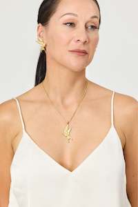 Accessories: Swallow Necklace + Earrings BUNDLE and save