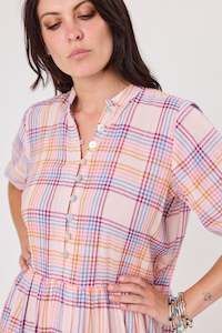 Dresses: Moonlight Dress | Coastal sunset plaid