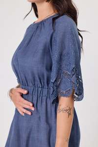 Devotion Dress | Heirloom Lace Blue
