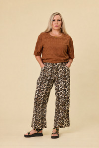Sahara Barrel Jeans | Leopard