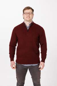 Knitwear And Jerseys: 9904 1/4 Zip Heavyweight Jersey