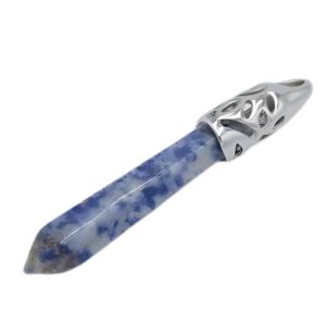 Products: Clearance - Sodalite Hexagonal Healing Point Pendant - Life Energy Solutions