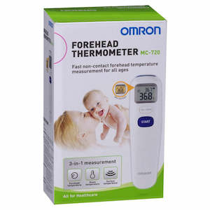 Home Health Devices Thermometers: Omron Forehead Thermometer 1ea