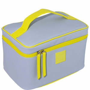 Make Up Bags Cases: Tender Love + Carry Lilac & Yellow Vanity Box