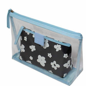 Make Up Bags Cases: Tender Love + Carry Flower Power Twin Set 2pcs