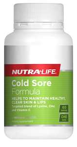 Mouth Treatments Cold Sores: Nutra-Life Cold Sore Formula Tablets 60s