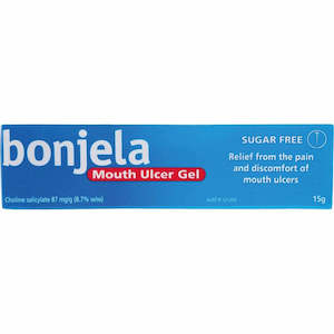 Bonjela Mouth Ulcer and Teething Gel Blue 15g