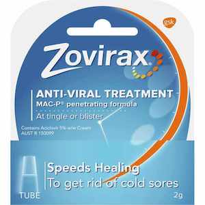 Mouth Treatments Cold Sores: Zovirax Cold Sore Cream Tube 2g