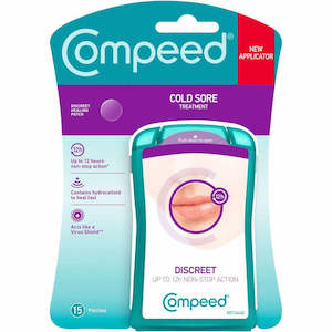 Mouth Treatments Cold Sores: Compeed Cold Sore Patch 15s