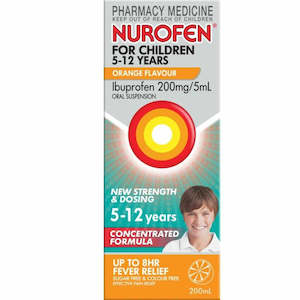 Nurofen For Children 5-12 Years Orange 200ml