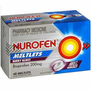 Nurofen Meltlets Berry Burst 200mg 48s
