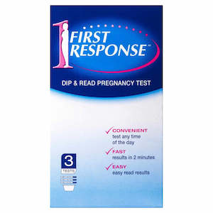 Sexual Health Pregnancy Tests: First Response Pregnancy Test 3pk