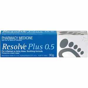 Skincare Treatments Antifungal Treatments: Resolve Plus 0.5 Top Cream 30g