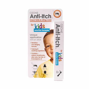Sun Travel Insect Repellents: Ozone Anti-Itch Bite & Sting Kids Roll-On14ml