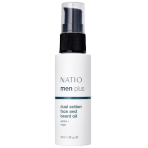 Natio Men Plus Dual Action Face and Beard Oil 30ml