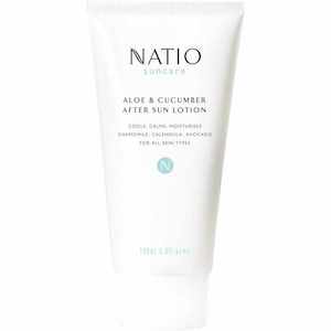 Sun Protection Tanning After Sun Care: Natio Aloe and Cucumber Aftersun Lotion 150ml