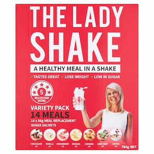 Weight Management Supplements: The Lady Shake Variety Pack Sachets 14pk