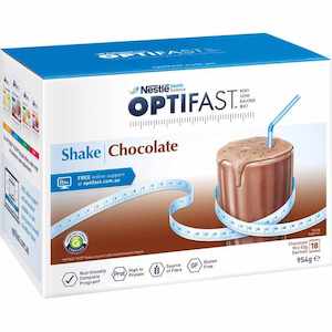 Weight Management Supplements: Optifast VLCD Chocolate Shake Sachet 18pk