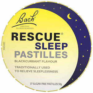 Bach: Bach Rescue Remedy Sleep Pastilles Blackcurrant 50g