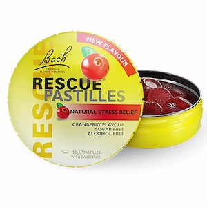 Bach Rescue Remedy Pastilles Cranberry 50g