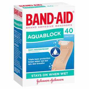 Band-Aid Aqua Block Strip 40pk