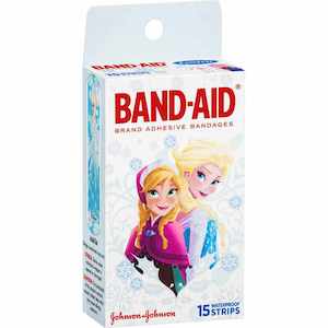 Band Aid: Band-Aid Brand Adhesive Bandages Disney Frozen Waterproof Strips 15s