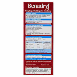 Benadryl: Benadryl PE Chesty Cough & Nasal Congestion Liquid 200ml