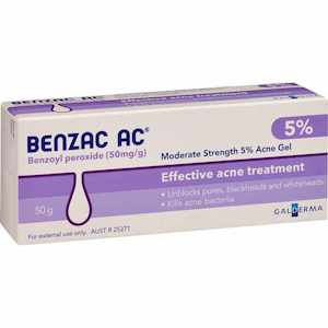 Benzac: AC Gel 5% 50g