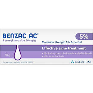 Benzac AC Gel 5% 60g