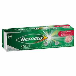 Berocca Energy Original Berry Effervescent Tablets 15s