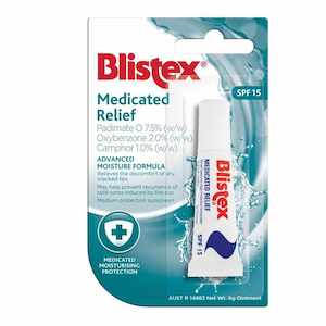 Blistex Medicated Relief Lip Balm SPF15 6g
