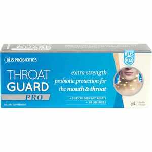 BLIS Probiotics Throat Guard PRO Vanilla Lozenges 30s