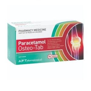 Pain Relief: Paracetamol Osteo-Tab 96s (Pharmacist Only Medicine)