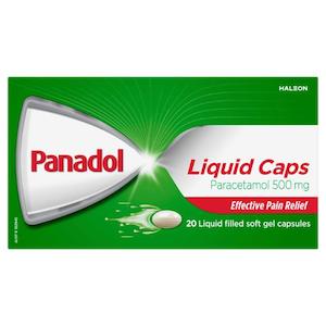 Pain Relief: Panadol Liquid Capsules 20s