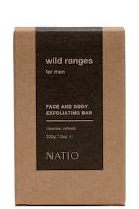 Natio Wild Ranges Men Exfol Bar 200g