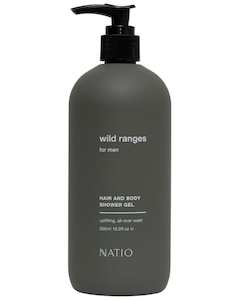 Mens Bodycare: Natio Wild Ranges Men HB Sheer Gel 500ml