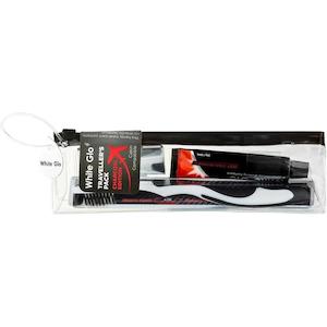 Toothbrushes: White Glo Charcoal Travel Kit +T/B 1pk
