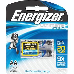 Energizer E2 Lithium L91BP2 AA 2pk