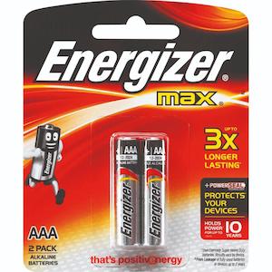 Energizer E92BP2 AAA 2pk