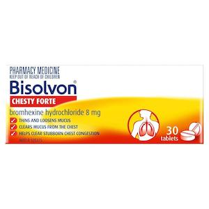 Bisolvon Chesty Forte Tablets 30s