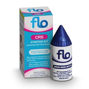 Nasal Medicines: Flo CRS Kit + 4 Sachets (7.7g Sachets + Bottle)