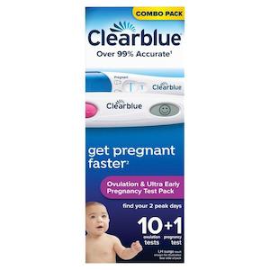 Sexual Health Pregnancy Tests: Clearblue Trying For A Baby Kit 10+1 Pack