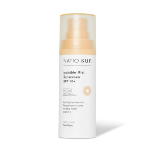 Sun Travel Sun Protection: Natio Invisible Mist Sunscreen SPF 50+ 75ml