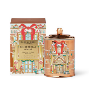 Glasshouse Gingerbread House Candle 380g