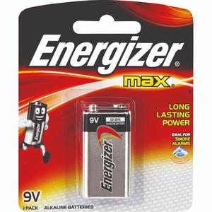 Energizer 522BP1 9 volt 1pk: 1pk