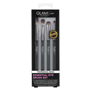 Glam by Manicare Pro Essential Eye Brush Set 4pcs